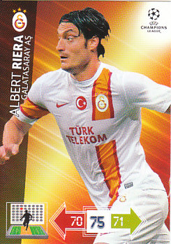 Albert Riera Galatasaray AS 2012/13 Panini Adrenalyn XL CL #105